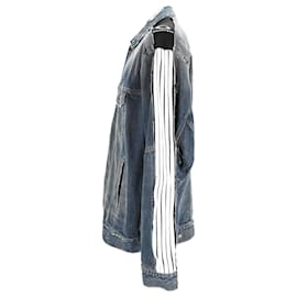 Balenciaga-Jaqueta Deconstruída Balenciaga em Denim Azul-Azul,Azul claro