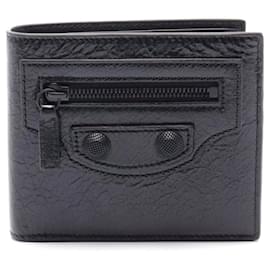 Balenciaga-Carteira de couro LE CAG Balenciaga Preta-Preto