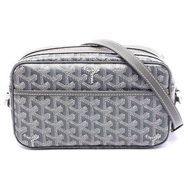 Goyard Cap Vert PM Shoulder Bag PVC Leather Grey