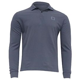Polo de manga larga Stone Island en algodón azul claro Azul Azul claro