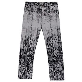 Jeans droits imprimés Acne Studios en coton noir et blanc Autre Imprimé python