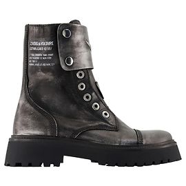Joe Fast Ankle Boots - Zadig & Voltaire - Leather - Black Black
