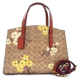 Sac à main COACH Signature 54650 Marron Beige
