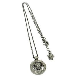 VERSACE Medusa Greca Necklace Metallic