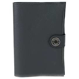 Hermès-Hermes R.M.S. Passport Case in Evercolor Gray-Brown