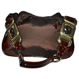 Versus borsa Marrone D'oro