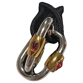 Yves Saint Laurent-Cufflinks-Silvery