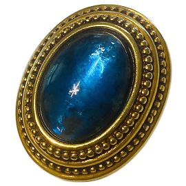 Gemelli Yves Saint Laurent Resina Blu Verde D'oro
