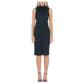 Robe de soirée Yves Saint Laurent, modèle Black Code By Tom ford 2001. Noir