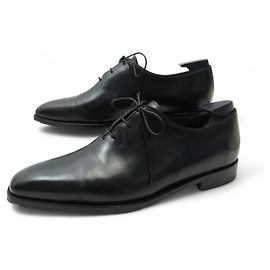 BERLUTI ALESSANDRO ONE CUT MASSGESCHNEIDERTE SCHUHE 7 41 LEDER SCHUHSPANNER Schwarz