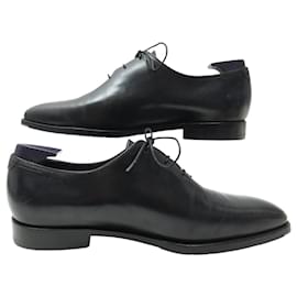 Berluti-BERLUTI ALESSANDRO ONE CUT CUSTOM SHOES 7 41 LEATHER SHOE TREES-Black