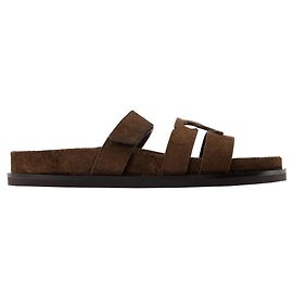 Ines Sport Sandals - Tory Burch - Leather - Brown Brown