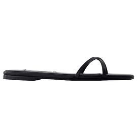 Totême Crossover Sandals - TOTEME - Leather - Black Black