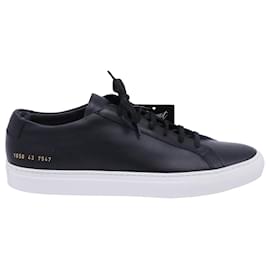 Autre Marque-Common Projects Achilles Low-Top Sneakers in Black Leather-Black