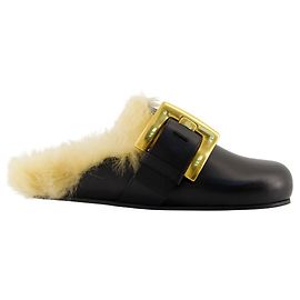 Anthem Sandals - Balmain - Leather - Black Black