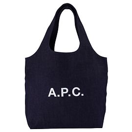 Apc Borsa Tote Ninon - A.P.C. - Cotone - Blu Blu