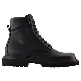 Dolce & Gabbana Day Classic Hammer Ankle Boots - Dolce&Gabbana - Leather - Black Black
