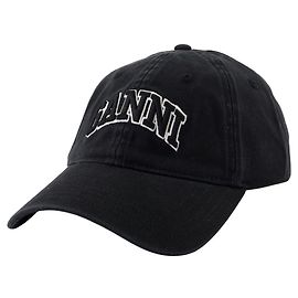 Boné Emb - Ganni - Algodão - Preto Preto