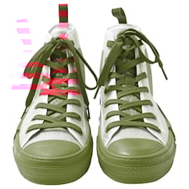Dior-Dior B23 High Top Sneakers in Red PVC -Other