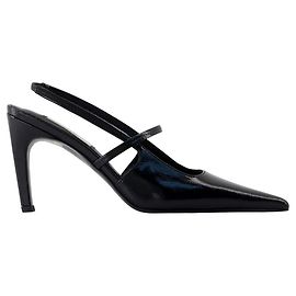 Totême Naplack Stiletto Slingbacks - TOTEME - Pelle - Nero Nero