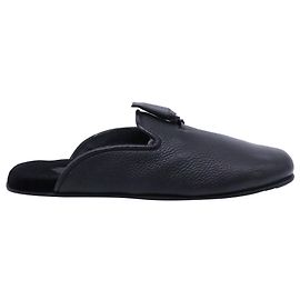 Mules em couro preto com enfeites de tassel Winston da Tom Ford Preto