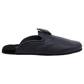 Tom Ford- Tom Ford Winston Tassel-Embellished Mules in Black Leather-Black