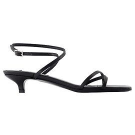 Totême Crossover Sandals - TOTEME - Leather - Black Black