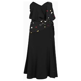 Robe de soirée Chloé, modèle Chloé By Karl Lagerfeld SS1984. Noir