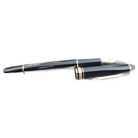 stylo plume montblanc classique meisterstuck 144 plume or Noir