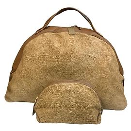 Autre Marque saco de viagem e bolsa BORBONESE Marrom Castanho claro