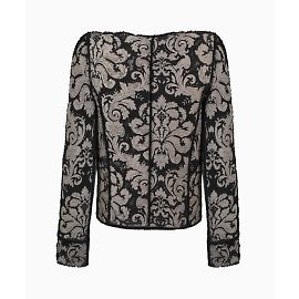 Chanel Jacket, Embroidery Silver Model Circa 2010. Black Silvery