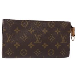 LOUIS VUITTON Monogram Bucket PM Accessory Pouch LV Auth 139424 Monogram