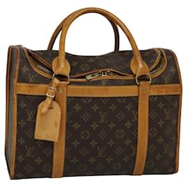 Louis Vuitton-LOUIS VUITTON Monogram Sackshan 40 Pet Carry M42024 LV Auth 137650-Monogram
