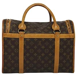 Louis Vuitton-LOUIS VUITTON Monogram Sackshan 40 Pet Carry M42024 LV Auth 137650-Monogram