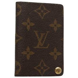 LOUIS VUITTON Monogram Porto Cartes Crdit Pression Card Case M60937 Auth 138198 Monogram