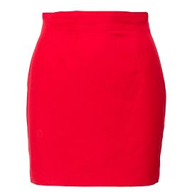 Gianni Versace Mini Skirt Red
