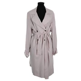 Bash Violet trench coat Purple