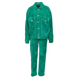 Conjunto de Camurça Versace Jeans Couture Verde