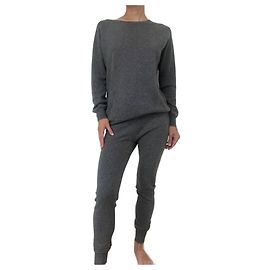 Set, zweiteiliges Cashmere-Trainingsanzug von Woolrich Grau