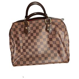 Borsa Louis Vuitton Speedy Damier Ebene Marrone