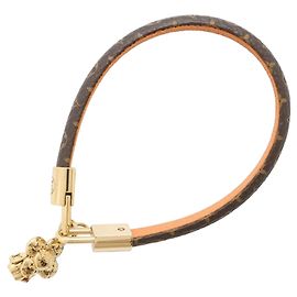 Louis Vuitton Brown Monogram Vivienne Charm Bracelet Brown