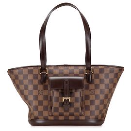 Louis Vuitton Marron Damier Ebene Manosque PM Marron