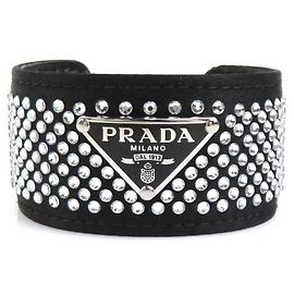 Prada Charm-Armband Schwarz