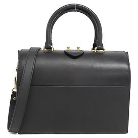 Bolsa Boston Speedy Doctor em couro de bezerro Louis Vuitton Preto