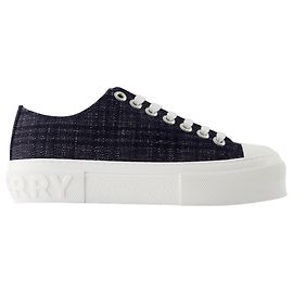 Sneakers Jack L Low - Burberry - Cotone - Blu Blu