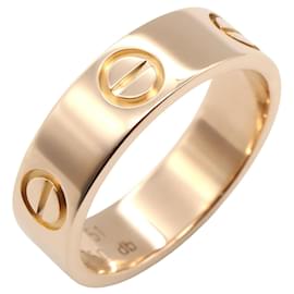 Cartier-Cartier Love Au750 Pink Gold Ring Size 10-Golden,Metallic
