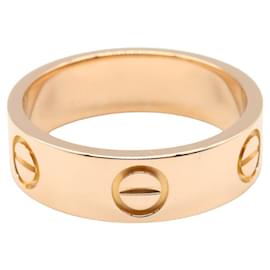 Cartier-Cartier Love Au750 Pink Gold Ring Size 10-Golden,Metallic