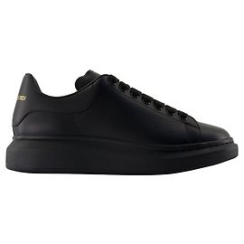 Oversize Sneakers - Alexander McQueen - Leder - Schwarz Schwarz