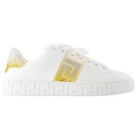 Baskets Bio Gratuites - Versace - Soie - Blanc Blanc