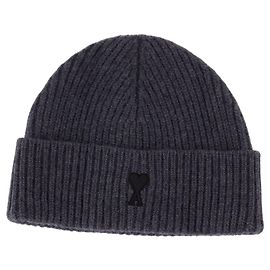 Adc Beanie - AMI Paris - Wool - Grey Grey